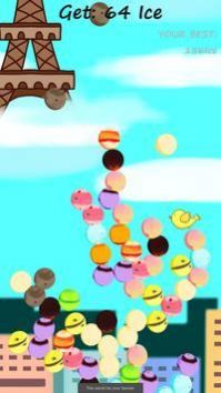 叠放冰淇淋 叠放冰淇淋