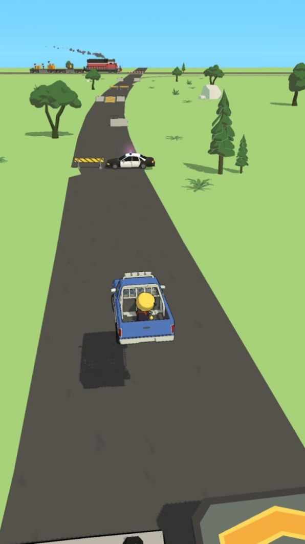 汽车追逐火车-插图1