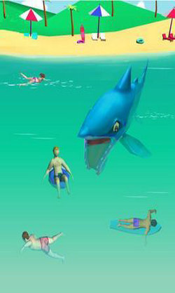 恐怖鲨鱼袭击3D-插图1