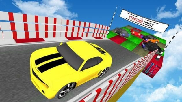 疯狂警车坡道特技-插图1