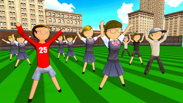 校园女孩火柴人-插图2