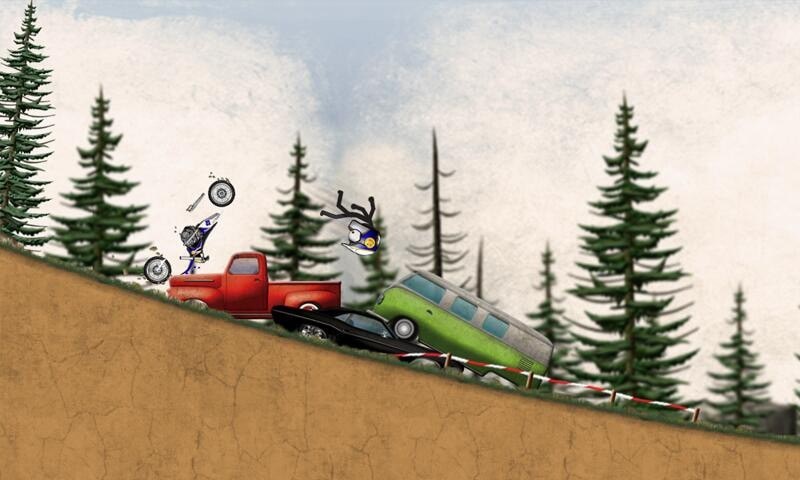 火柴人登山摩托车-插图1