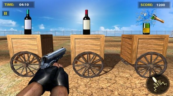 瓶子射击挑战游戏-插图2