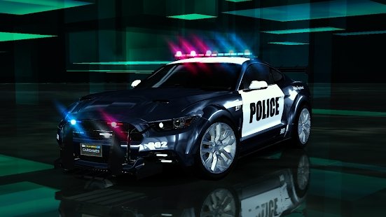 警车停车和驾驶游戏-插图1