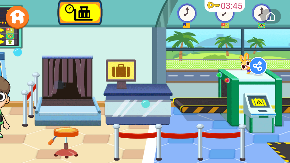 宝宝航空国际机场游戏-插图1