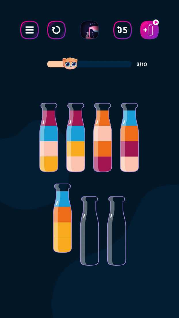 获取颜色水排序拼图 获取颜色水排序拼图