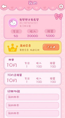 钱夫人记账