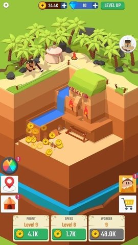 闲置挖掘机公司无限金币版 闲置挖掘机公司无限金币版