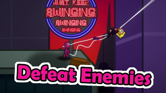 蜘蛛小子摇摆射击