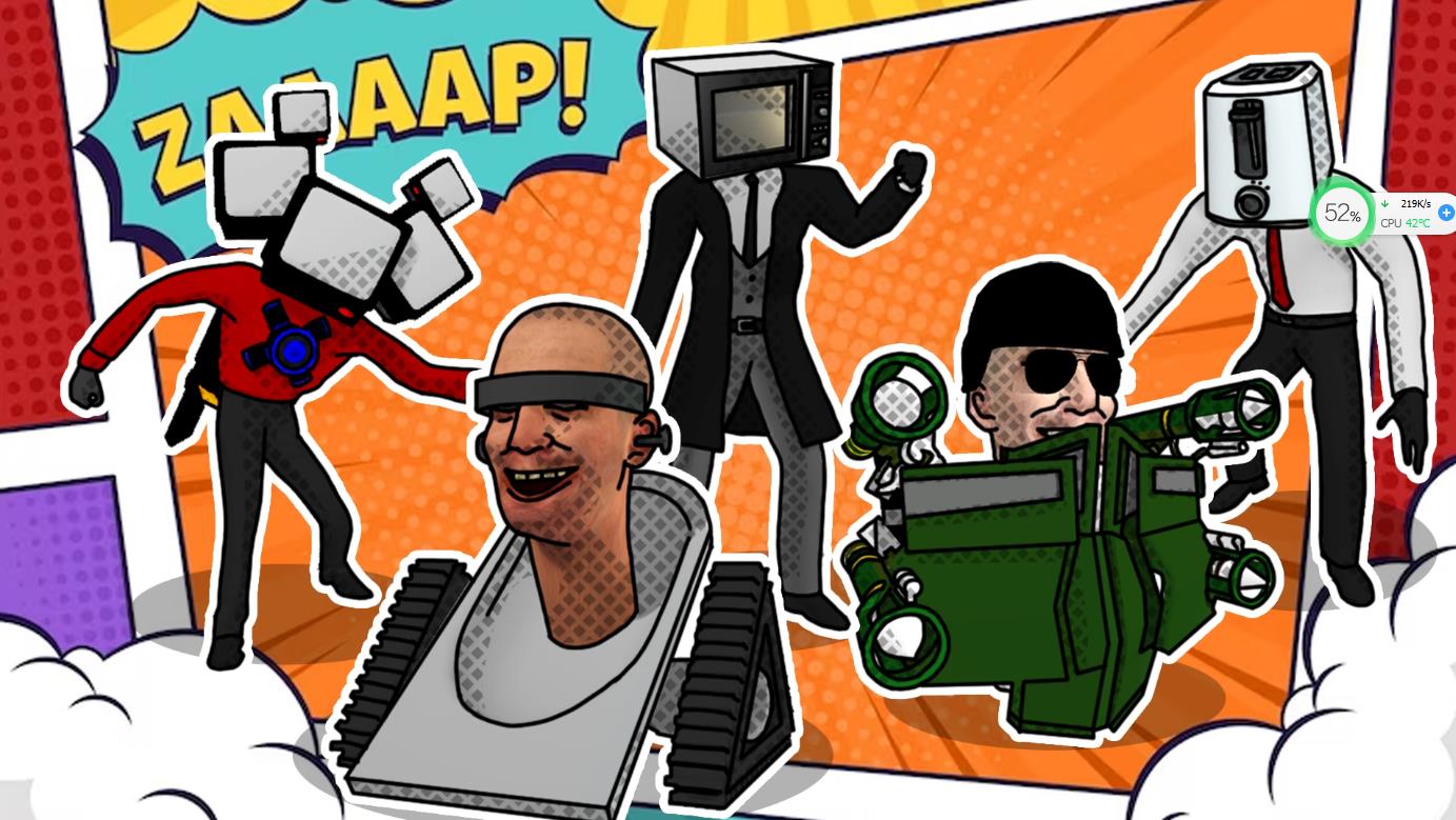 厕所人怪物VS100门 厕所人怪物VS100门